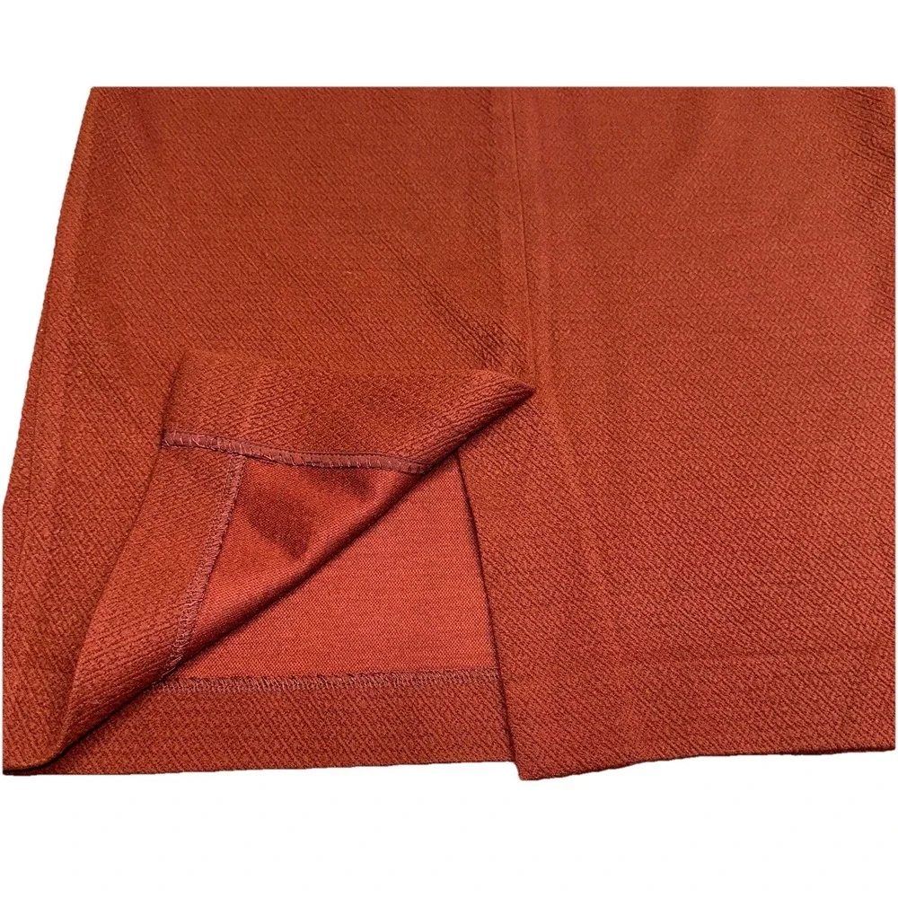 Ann Taylor 2-Piece Set Burnt Orange Peplum Tank (S) & Pencil Skirt‎ (6) Women's